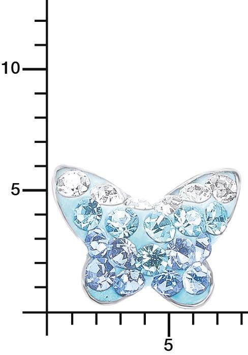 Amor Paar Ohrstecker Schmetterling, 9540761, mit Preciosa Crystal