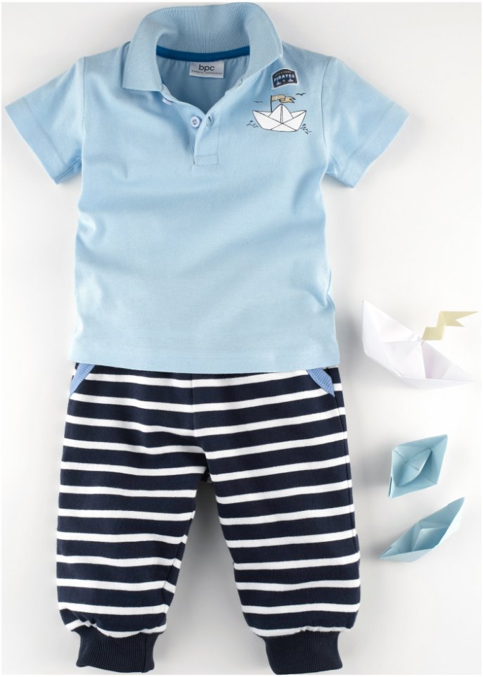 Baby Poloshirt (2er-Pack) Bio-Baumwolle