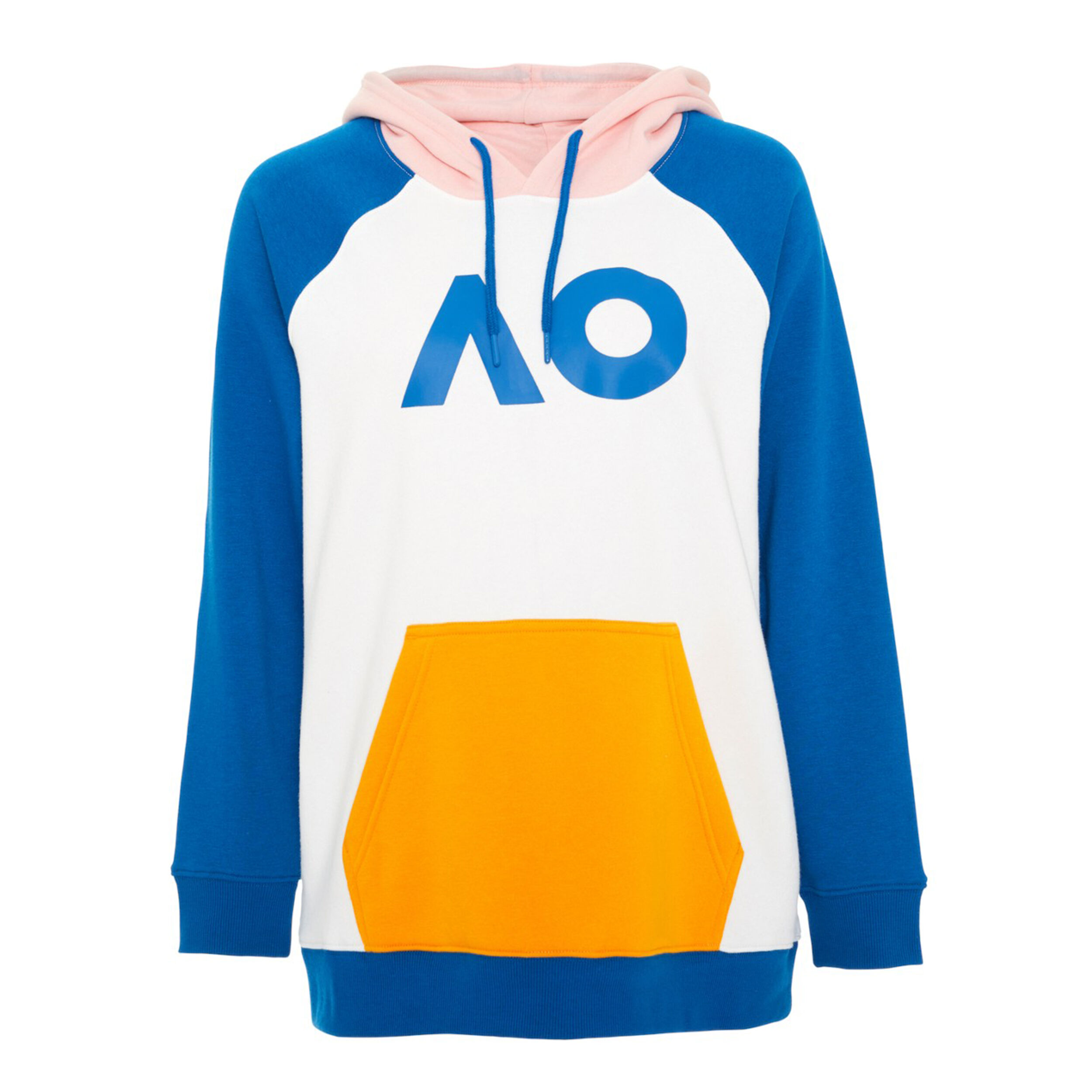 Tricolour Hoody Damen - Blau, Mehrfarbig