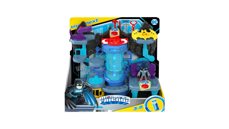 Imaginext DC Super Friends Bat-Tech Batcave Spielset inkl. Batman-Figur