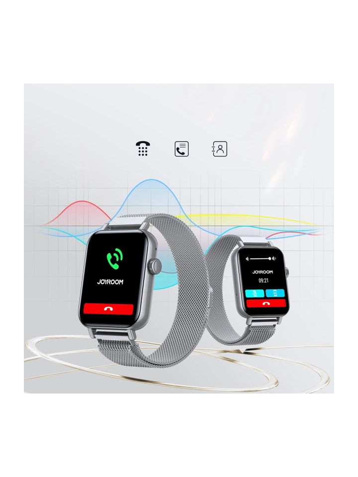 COFI 1453 Smartwatch mit IP68 Schutz Silber in Silber günstig kaufen onesize