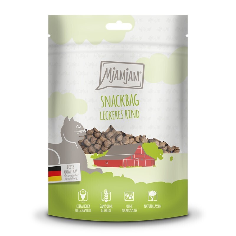 MjAMjAM Snacks MjAMjAM Snackbag 125g Rind pur