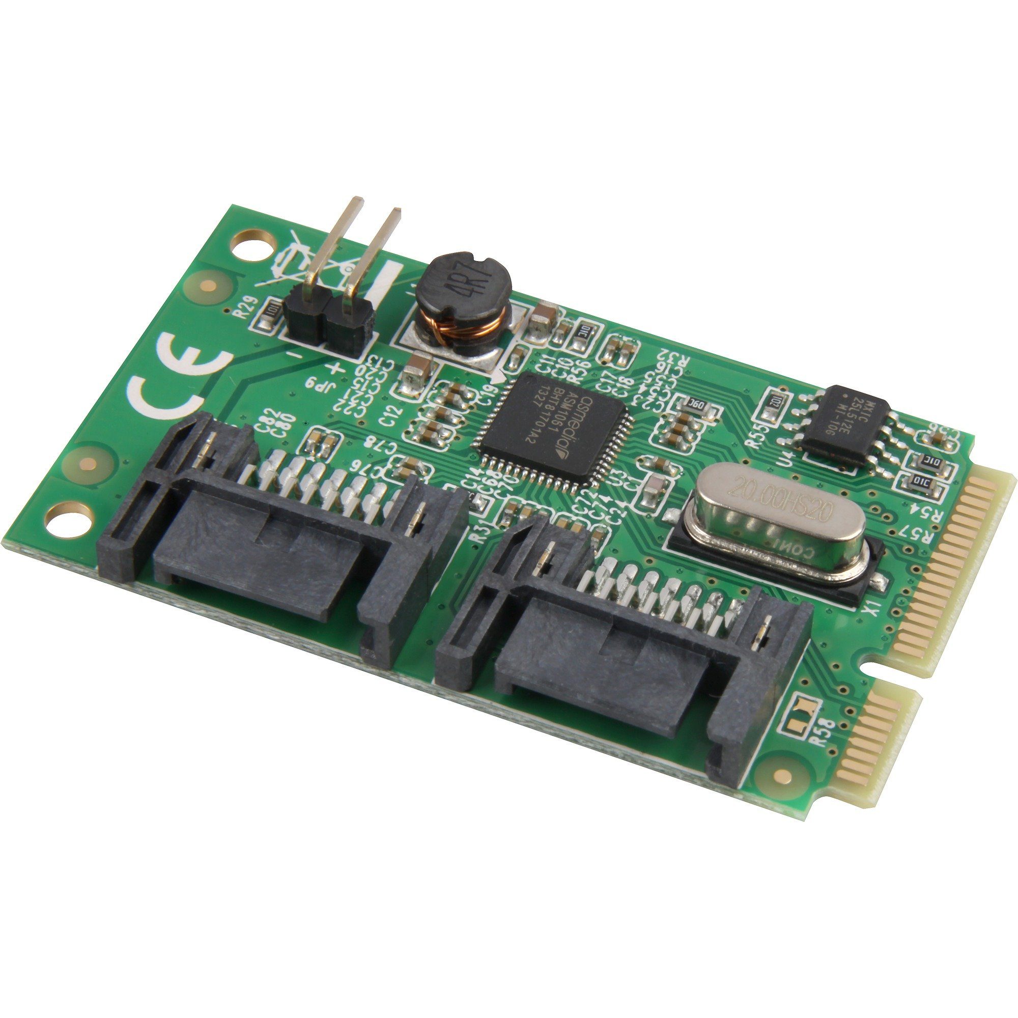 Delock DeLOCK MiniPCIe I/O PCIe 2xSATA 6Gb/s, Controller Mainboard