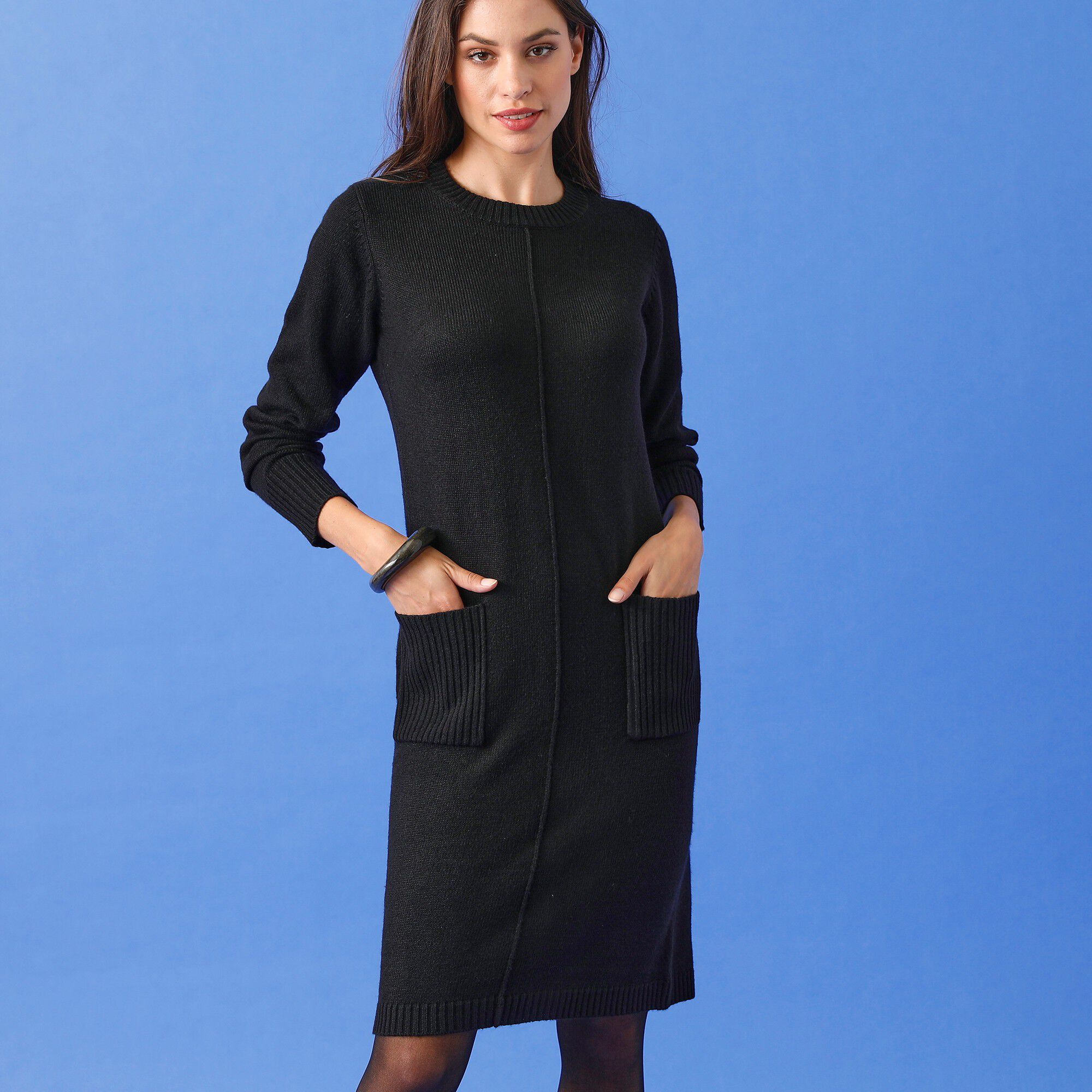 Robe pull à poches