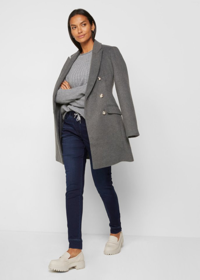 Schlupfhose in Denim-Optik