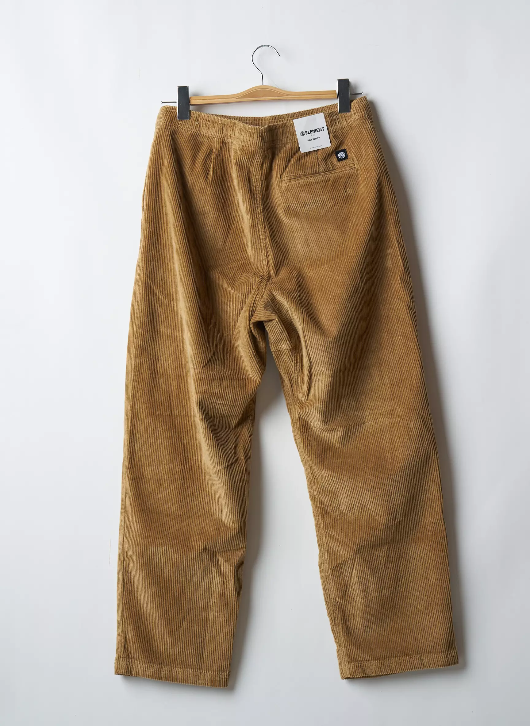 Element Pantalons Droits Homme couleur marron