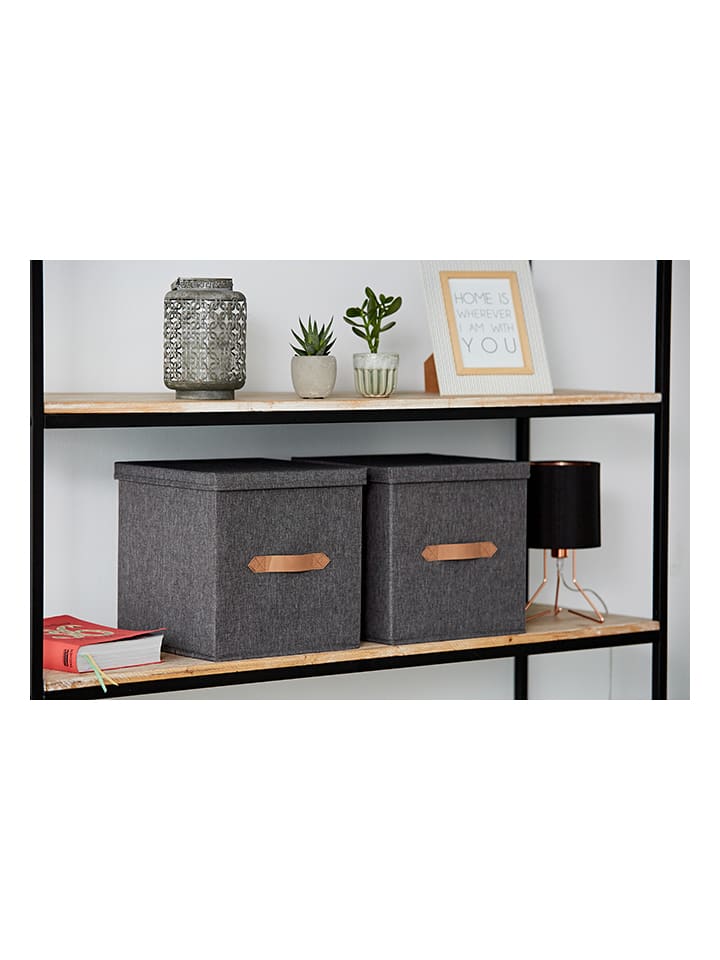 STORE IT Ordnungsbox in Grau - (B)33 x (H)33 x (T)33 cm günstig kaufen onesize