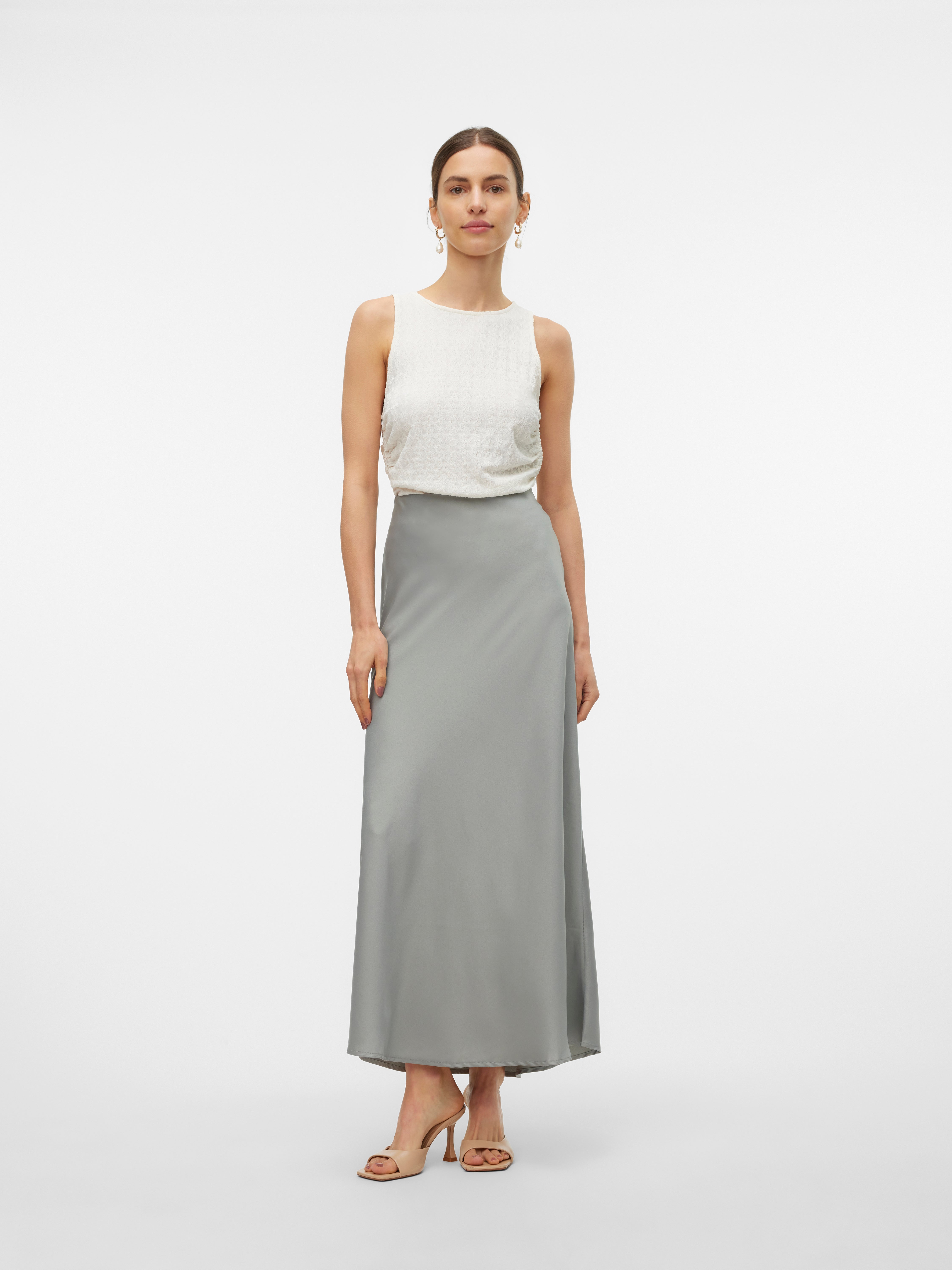 VMKLEO Hohe Taille Langer Rock