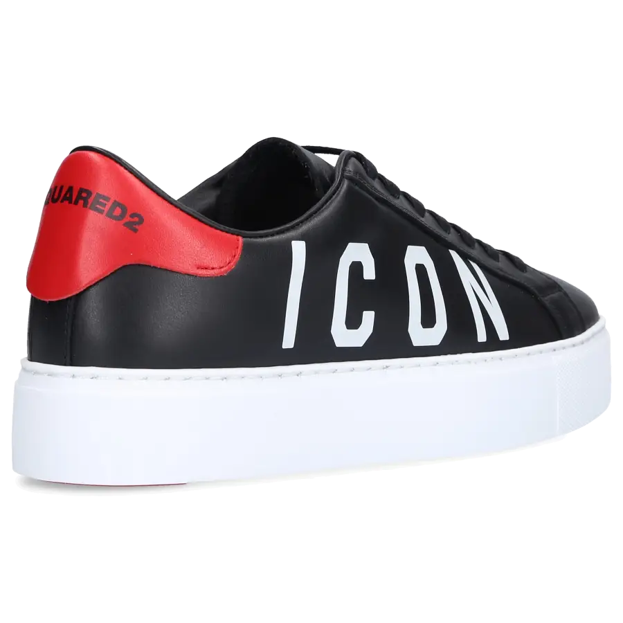 Dsquared2 - Sneaker low NEW TENNIS Kalbsleder - schwarz