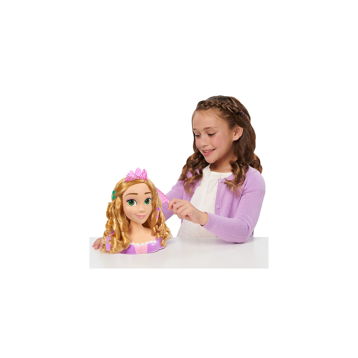 Schminkkopf   Princess Basic Rapunzel Styling Head