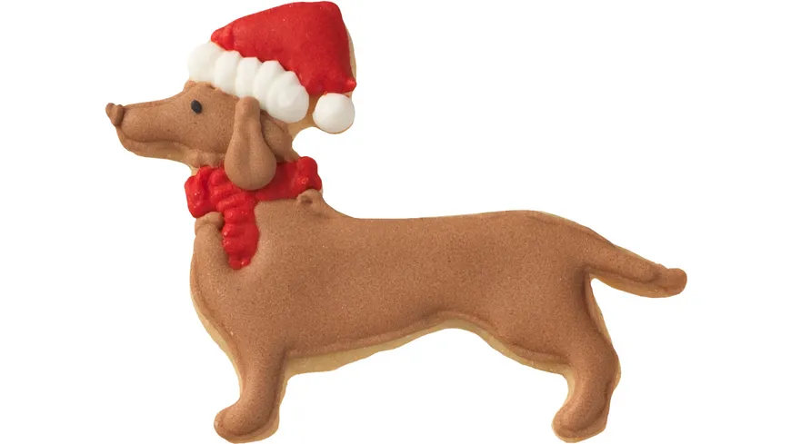 RBV BIRKMANN Ausstechform Weihnachts-Dackel 7cm