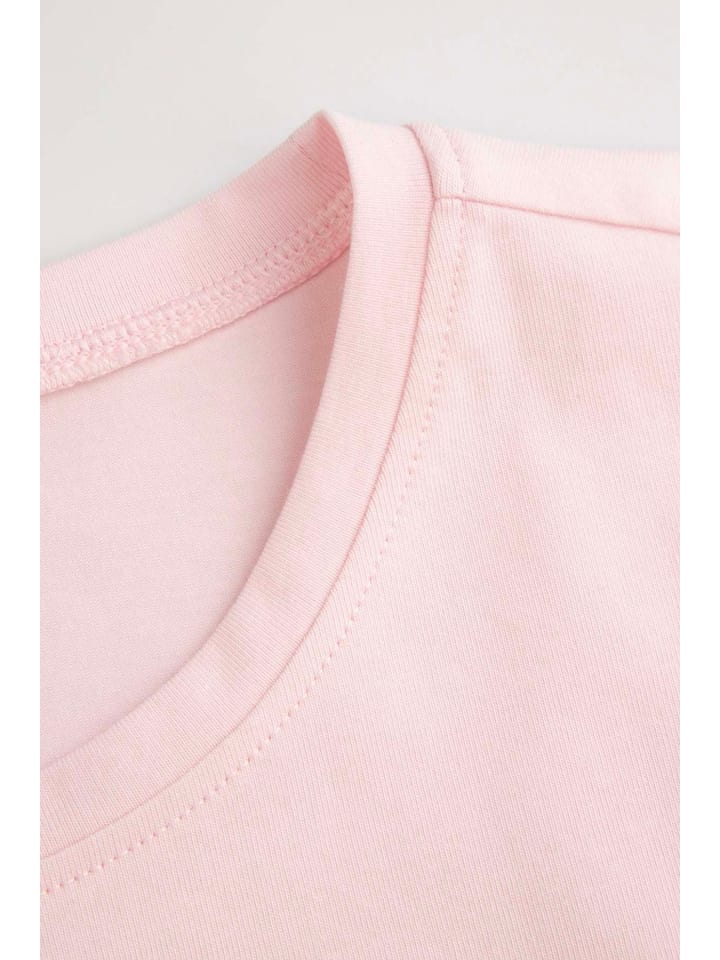 Coccodrillo T-Shirt mit kurzen Ärmeln in gedämpftes Rosa günstig kaufen
