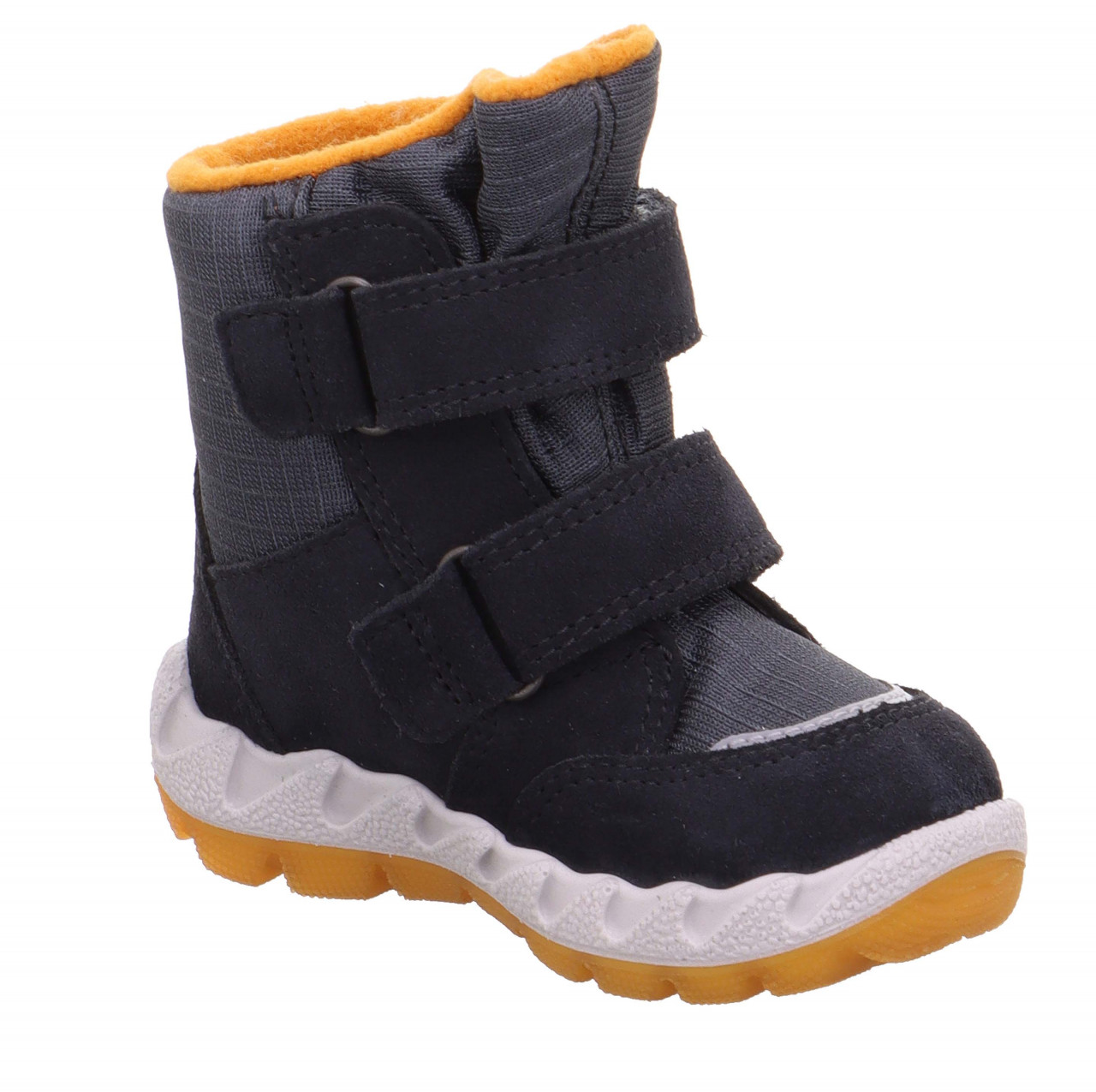 ICEBIRD - Grau/Gelb Boots mit Klettverschluss