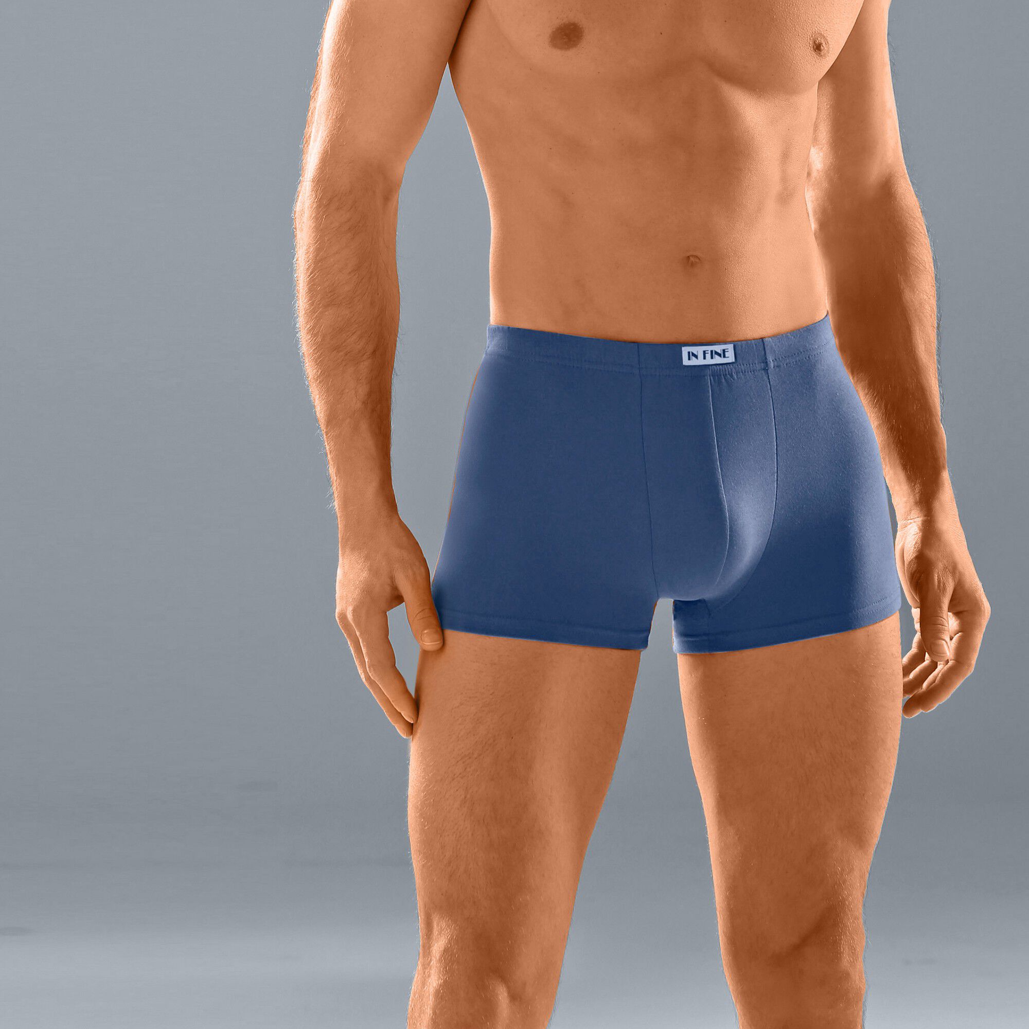Boxer uni ceinture élastiquée recouverte