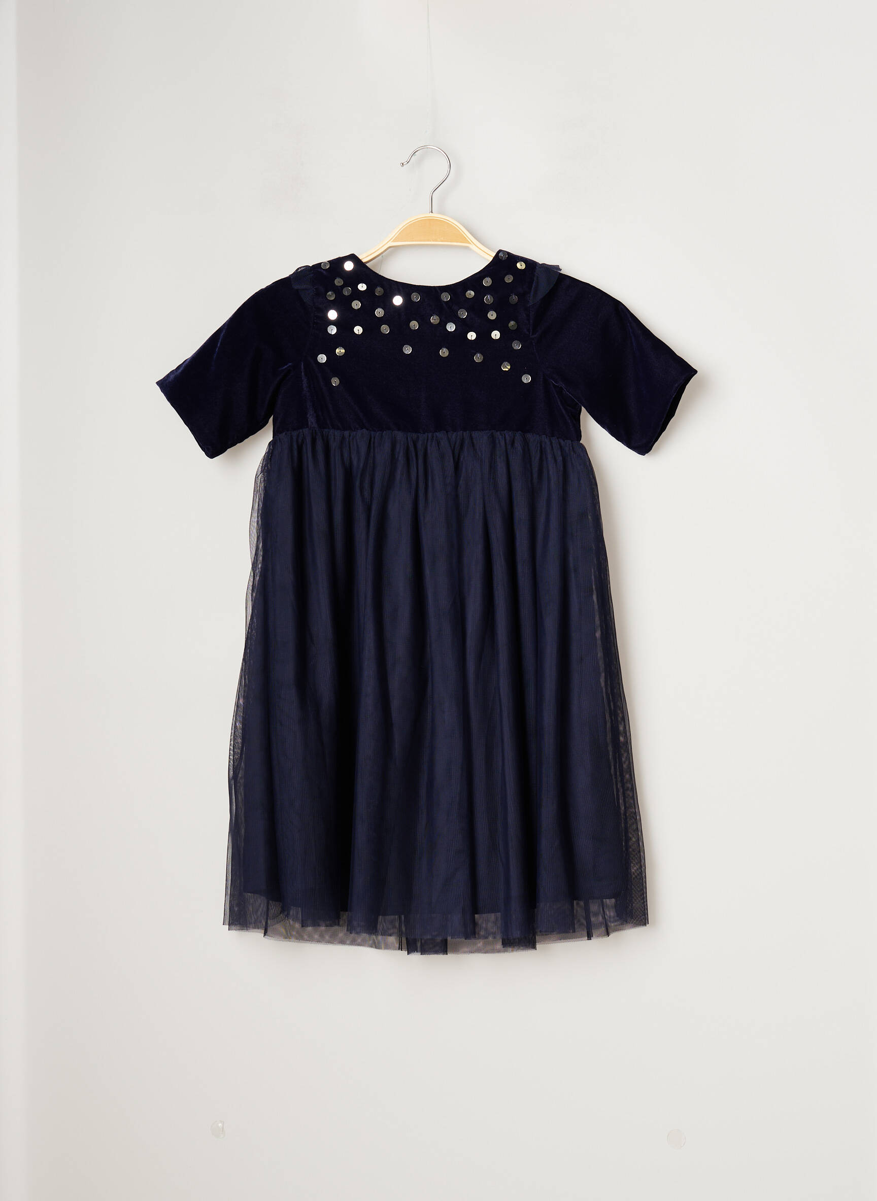 Les Petits Inclassables Robes Mi Longues Fille couleur bleu