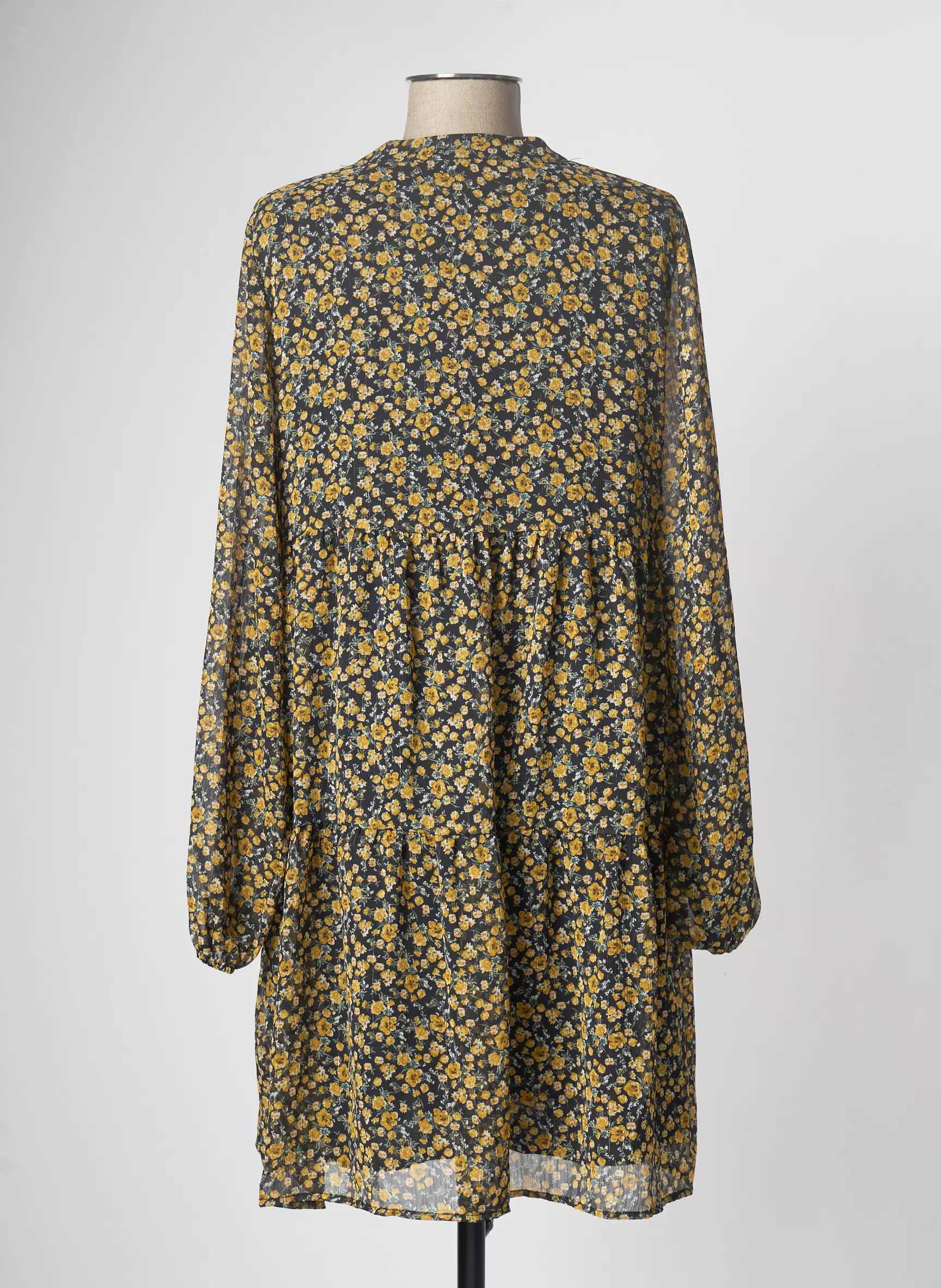Vero Moda Robes Mi Longues Femme couleur jaune
