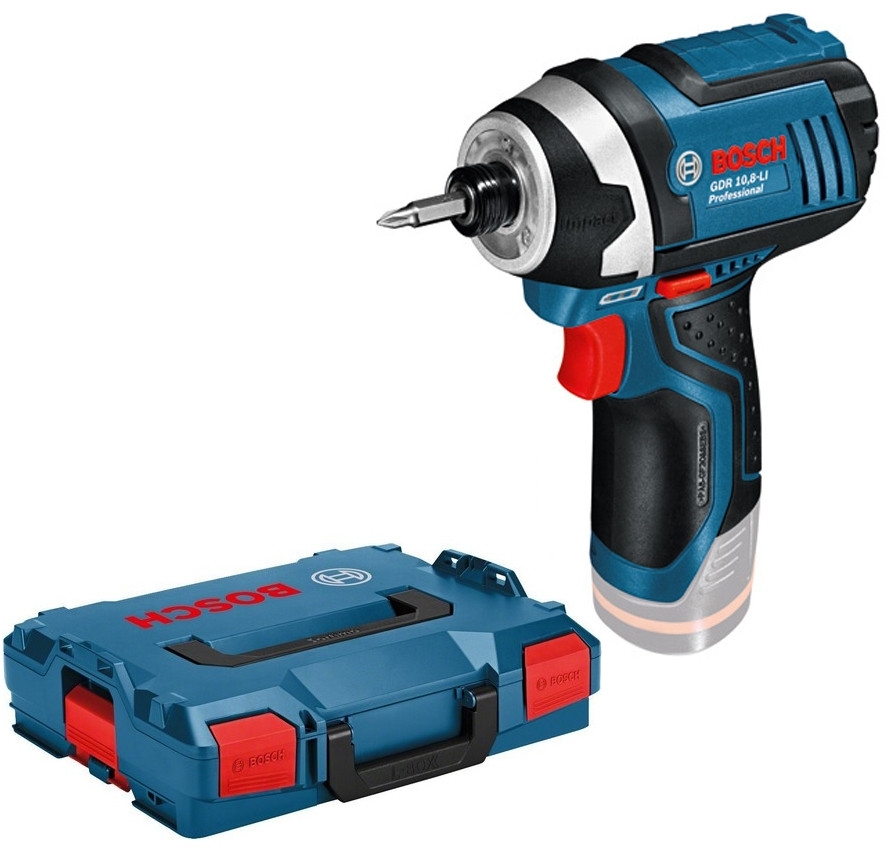 Destornillador de impacto Bosch Blue 06019A6906 GDR 12V-105 Solo de 12V en caja L-Boxx