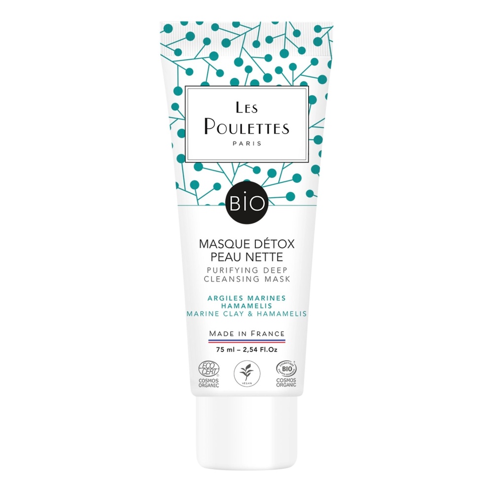 Les Poulettes Masque Détox Peau Nette Masque argile