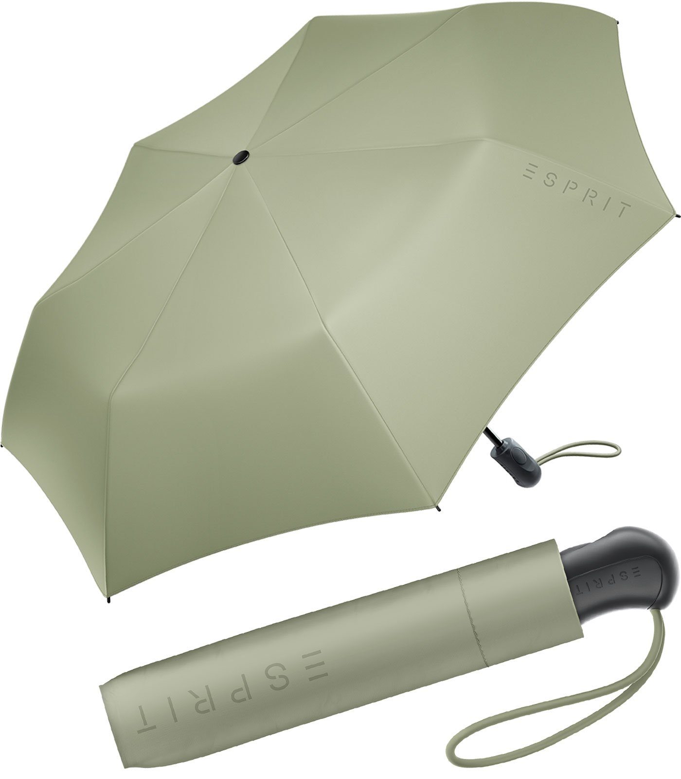 Esprit Taschenregenschirm Damen Easymatic Light Auf-Zu Automatik FJ 2022, stabil und praktisch, in den neuen Trendfarben
