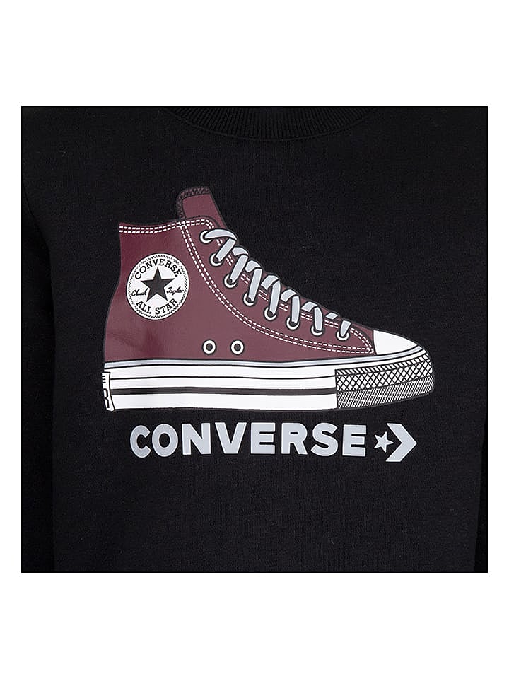 Converse Sweatshirt in Schwarz günstig kaufen 158/170