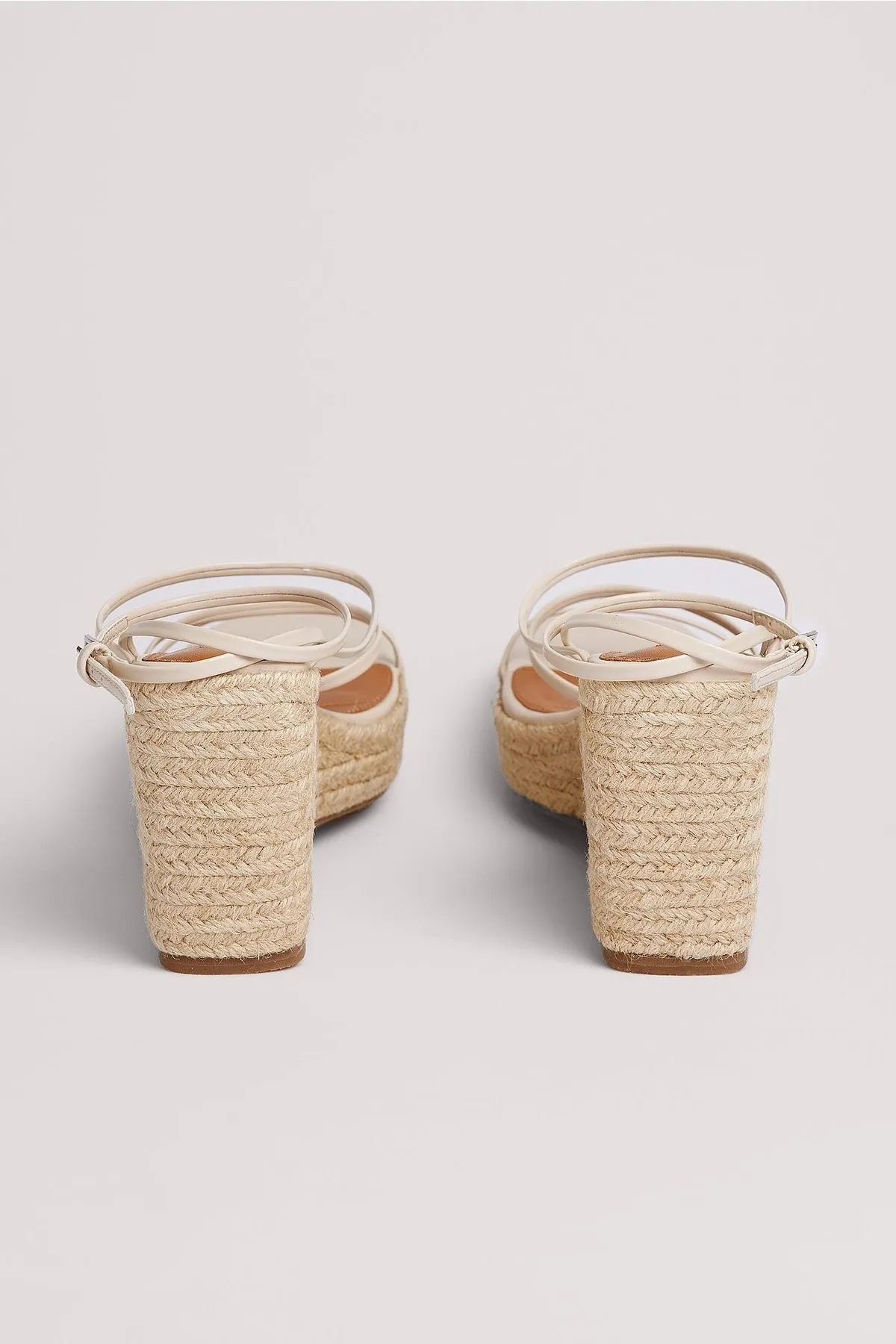 NA-KD  Sandalette - Beige - Pfennigabsatz/Stiletto