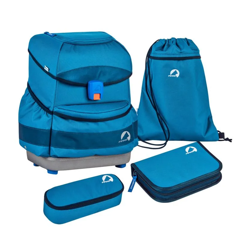 finkid BUDDY CLASSIC 4tlg. Schulranzenset - seaport\/navy