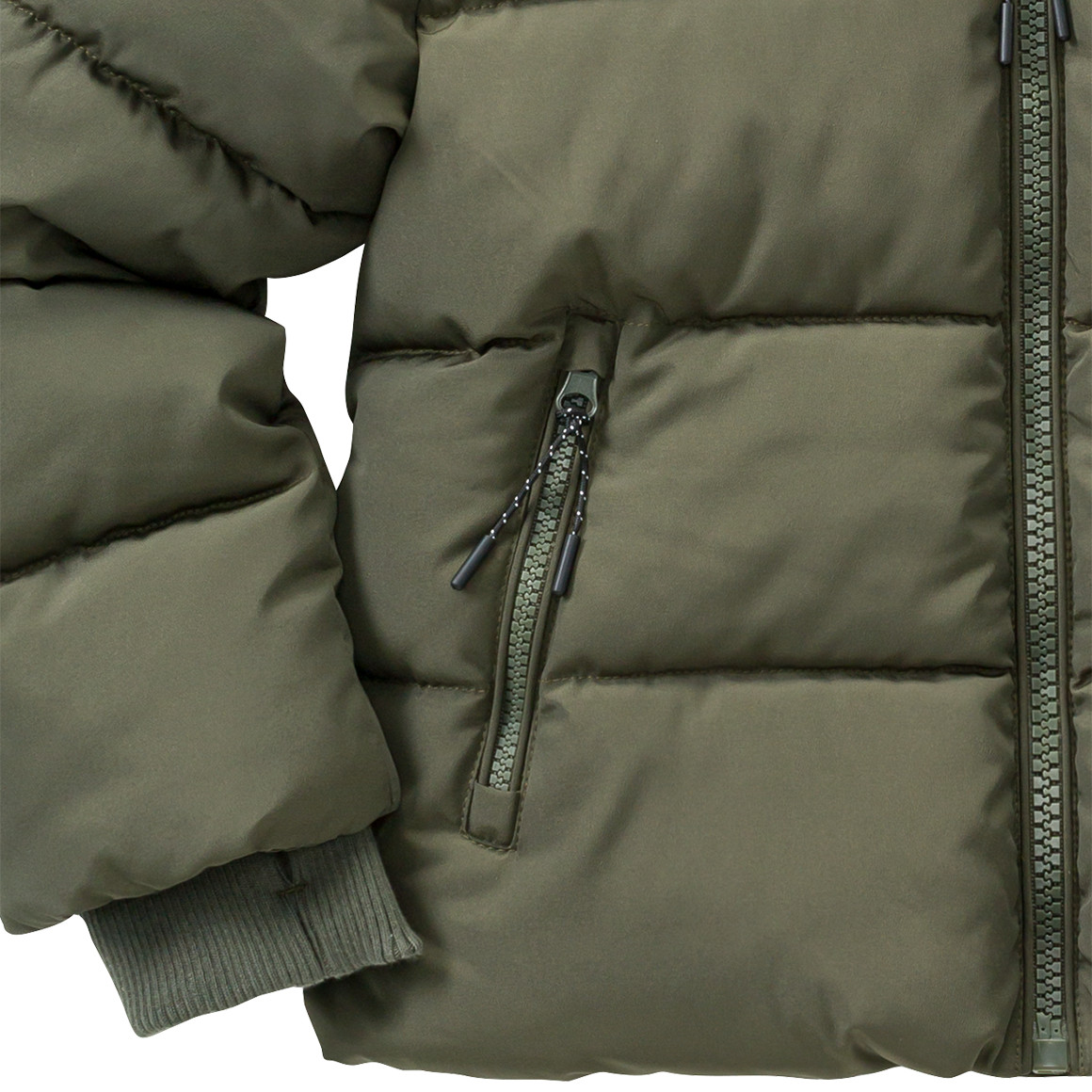 Jungen Steppjacke mit abknöpfbarer Kapuze