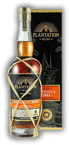 Plantation Barbados 2014 Muscat Rivesaltes Cask Finish Single Casks Bottled exclusively for Weinquelle Plantation Barbados 2014 Muscat Rivesaltes Cask Finish Single Casks Bottled exclusively for Weinquelle  Alter 14/23 - 0,7	 Liter - Vol 48,1%