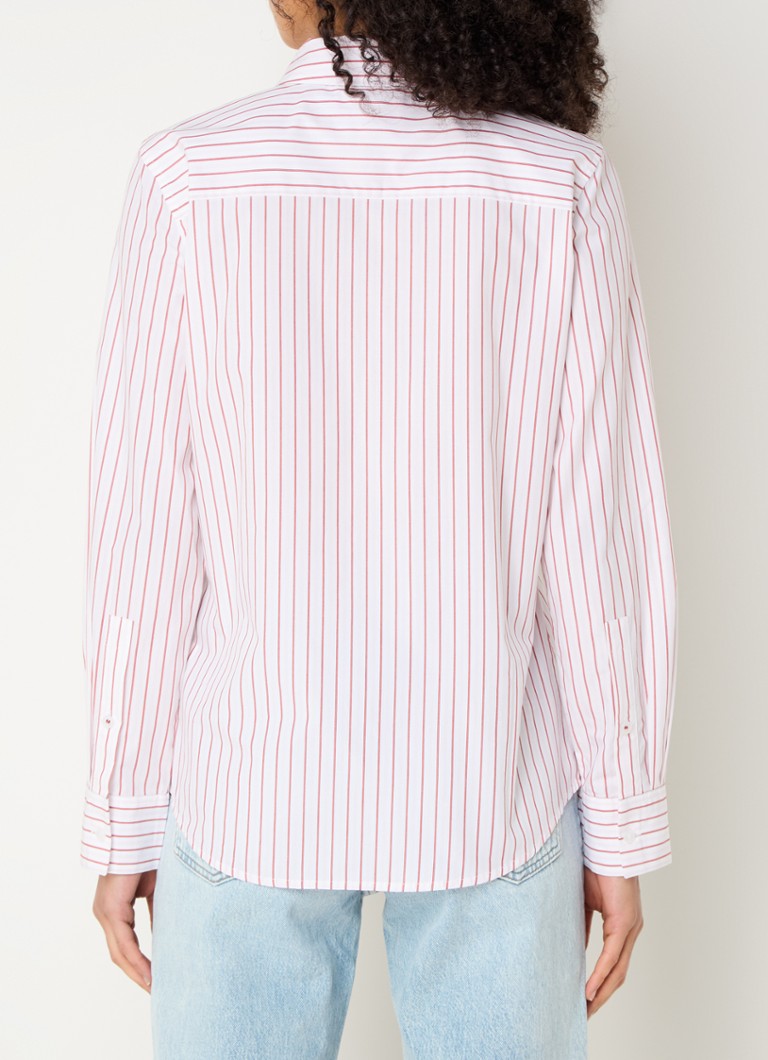 Tommy Hilfiger  Blouse met streepprint en logoborduring