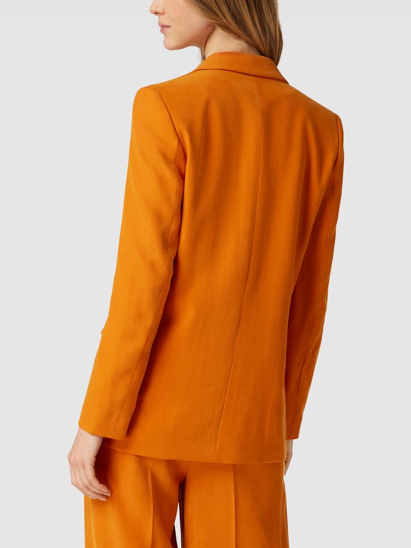 Blazer mit Knopfverschluss in orange