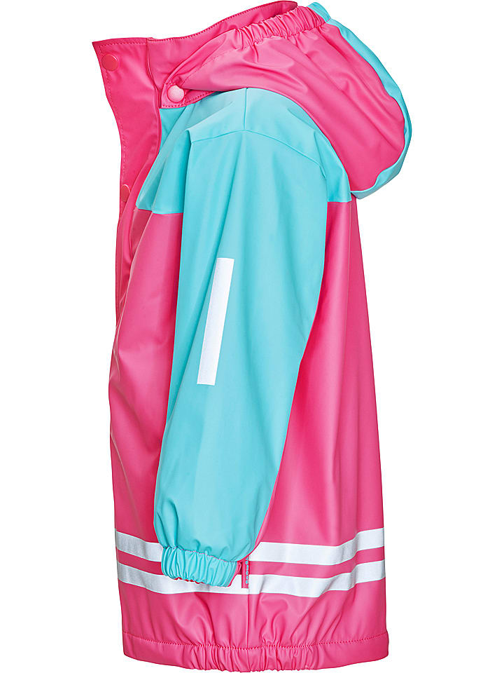 Playshoes 2tlg. Regenoutfit in Hellblau/ Pink günstig kaufen