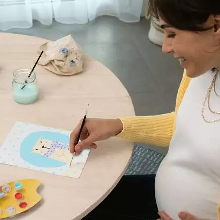 CreArt Hello Baby Set - Malen nach Zahlen für Erwachsene