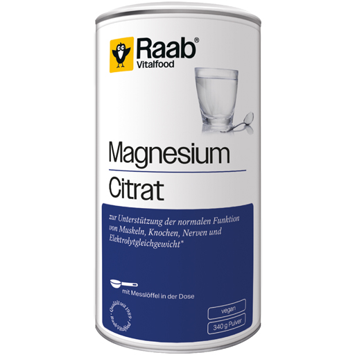 RAAB Vitalfood Magnesiumcitrat Pulver  340 g  Pulver