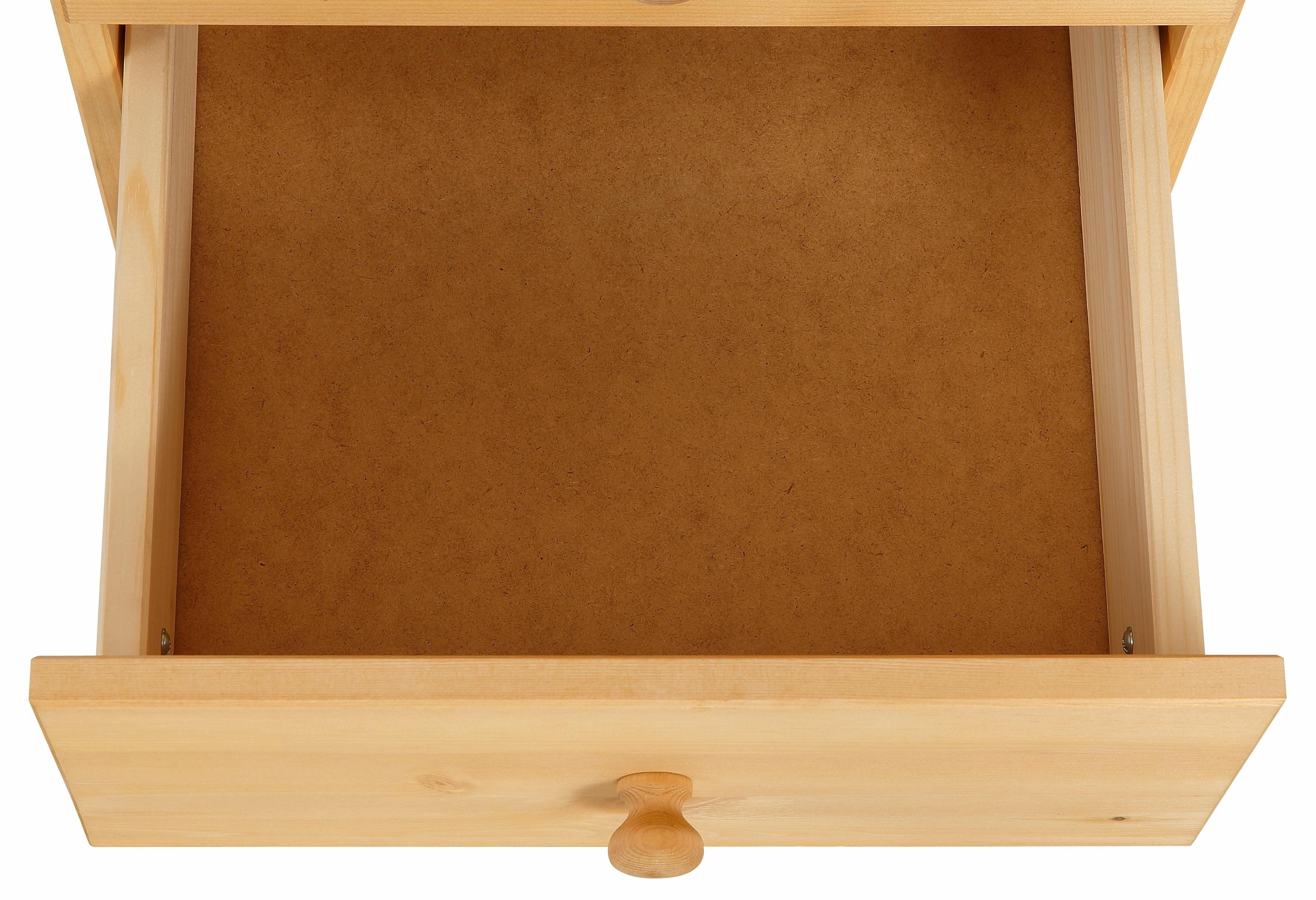 Home affaire Schreibtisch Lisa, aus Massivholz, in verschiedenen Farbvarianten, Breite 140 cm