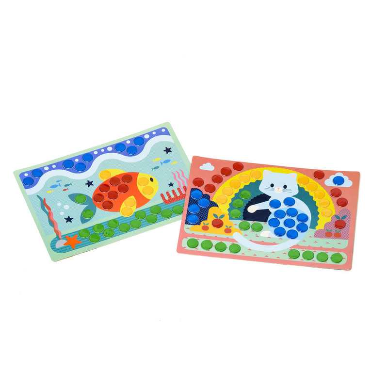 Atelier gommettes à coller animaux Oxybul