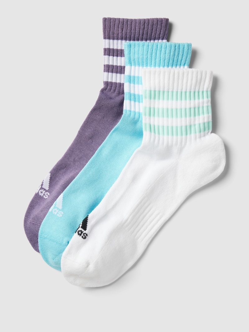 Socken mit Streifen im 3er-Pack in türkis