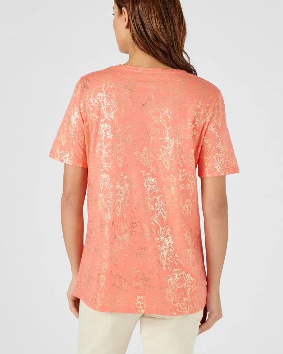 Tee-shirt imprimé pur coton