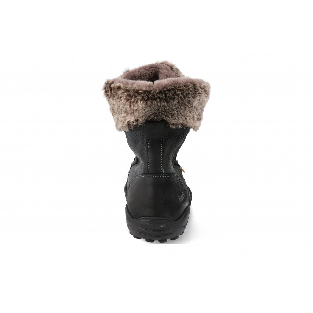 Koel4kids Levi Tex Lambswool Black 05T023.237-000 Winterbarfußstiefeletten