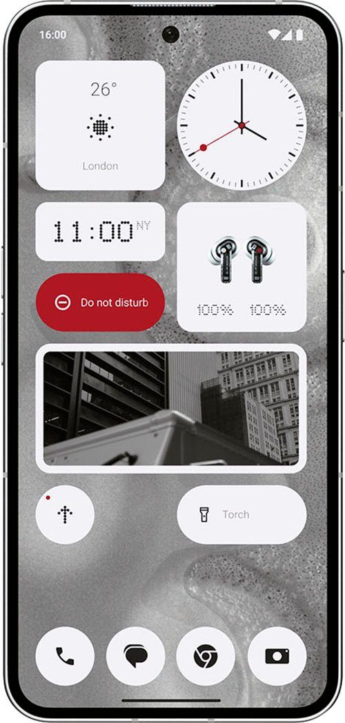 NOTHING Phone (2), 256 GB Smartphone (17,01 cm/6,7 Zoll, 256 GB Speicherplatz, 50 MP Kamera)