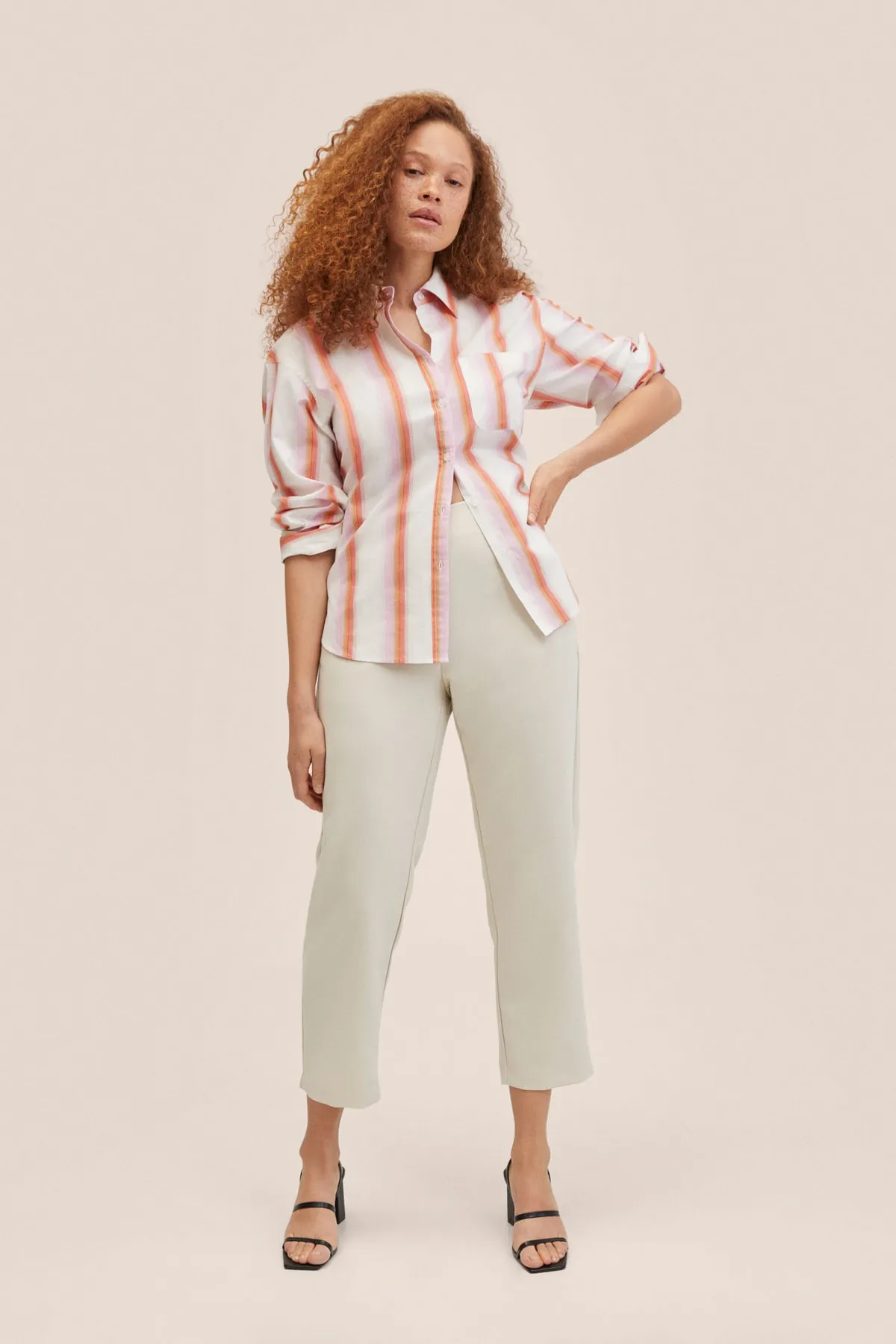 MANGO  27085764 Damen/Mädchen Hell/Pastellgrau