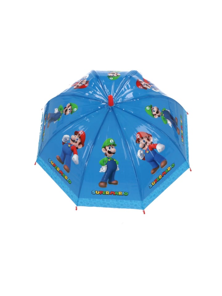 Super Mario Super Mario Regenschirm für Kinder Ø69 cm Super Schutz in Blau günstig kaufen onesize