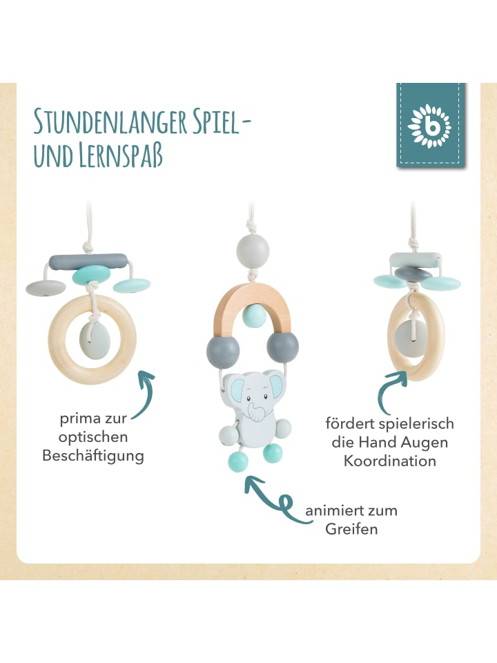 Bieco Spielwaren Spielbogen aus Holz - ab Geburt in Blau günstig kaufen onesize