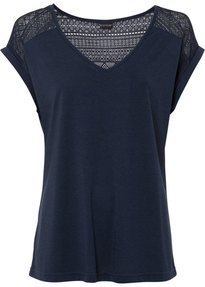 Shirt mit Spitze