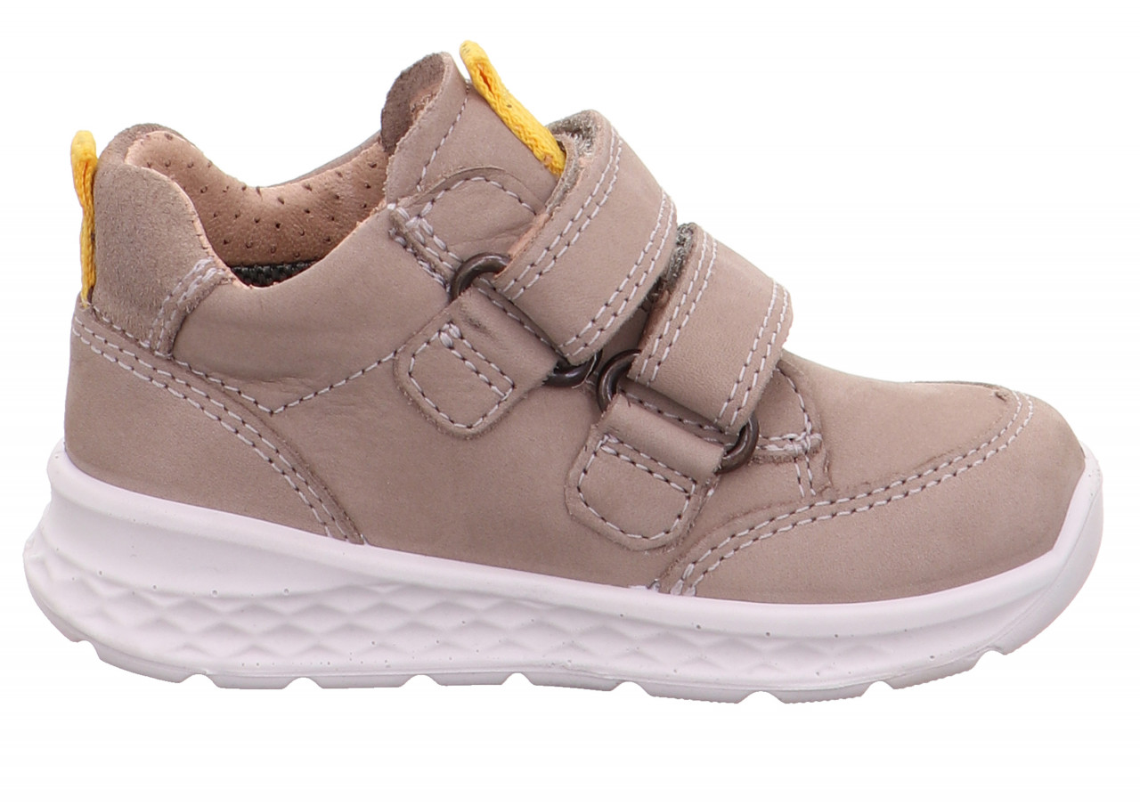 BREEZE - Beige/Gelb Sneaker low mit Klettverschluss