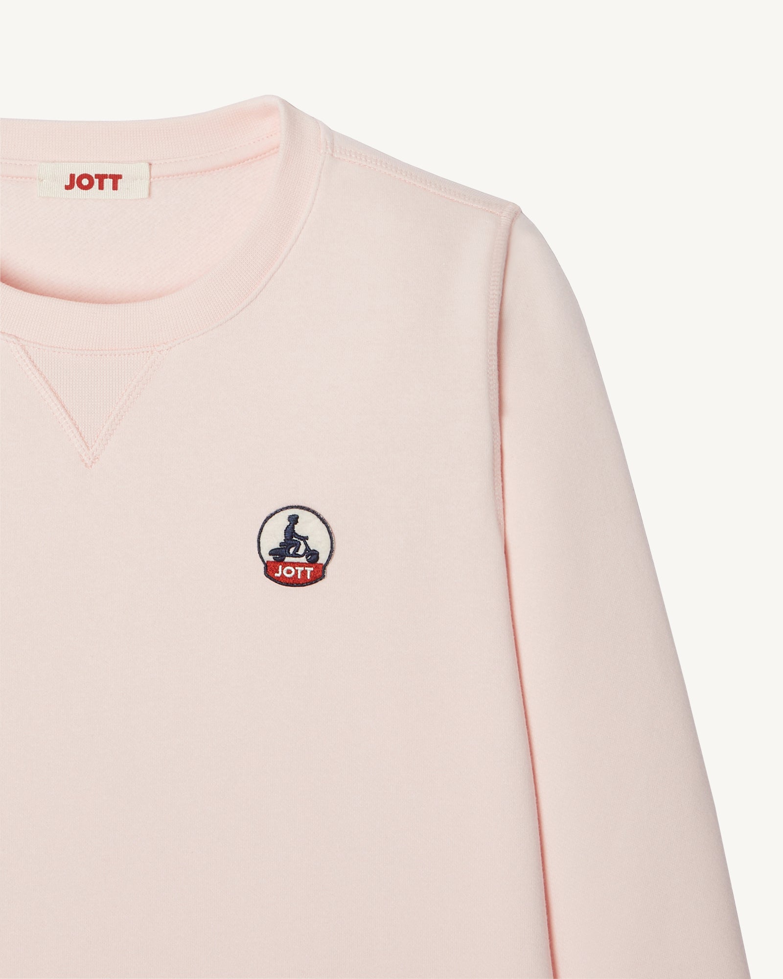 Sweat en coton biologique Rose clair Elvas