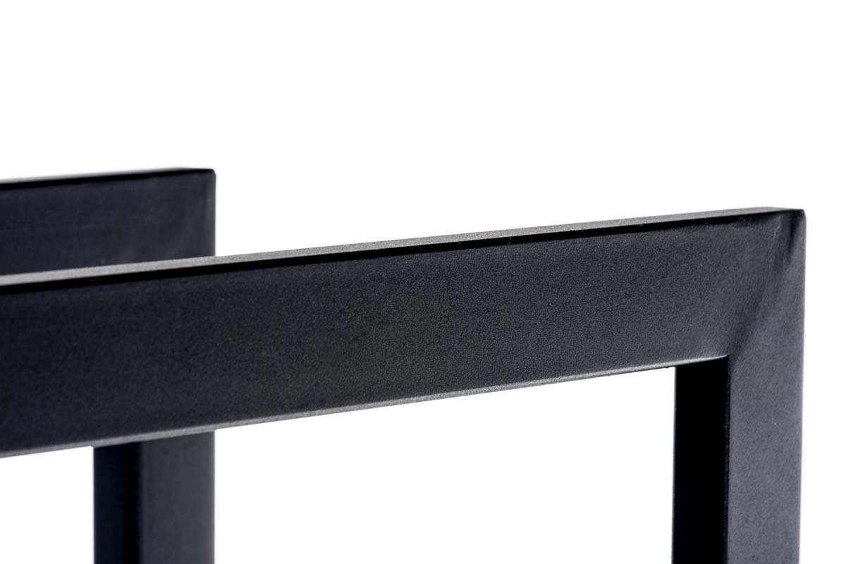 CLP Kaminholzregal Keri V3 schwarz, BxTxH:60x25x100 cm, aus Metall