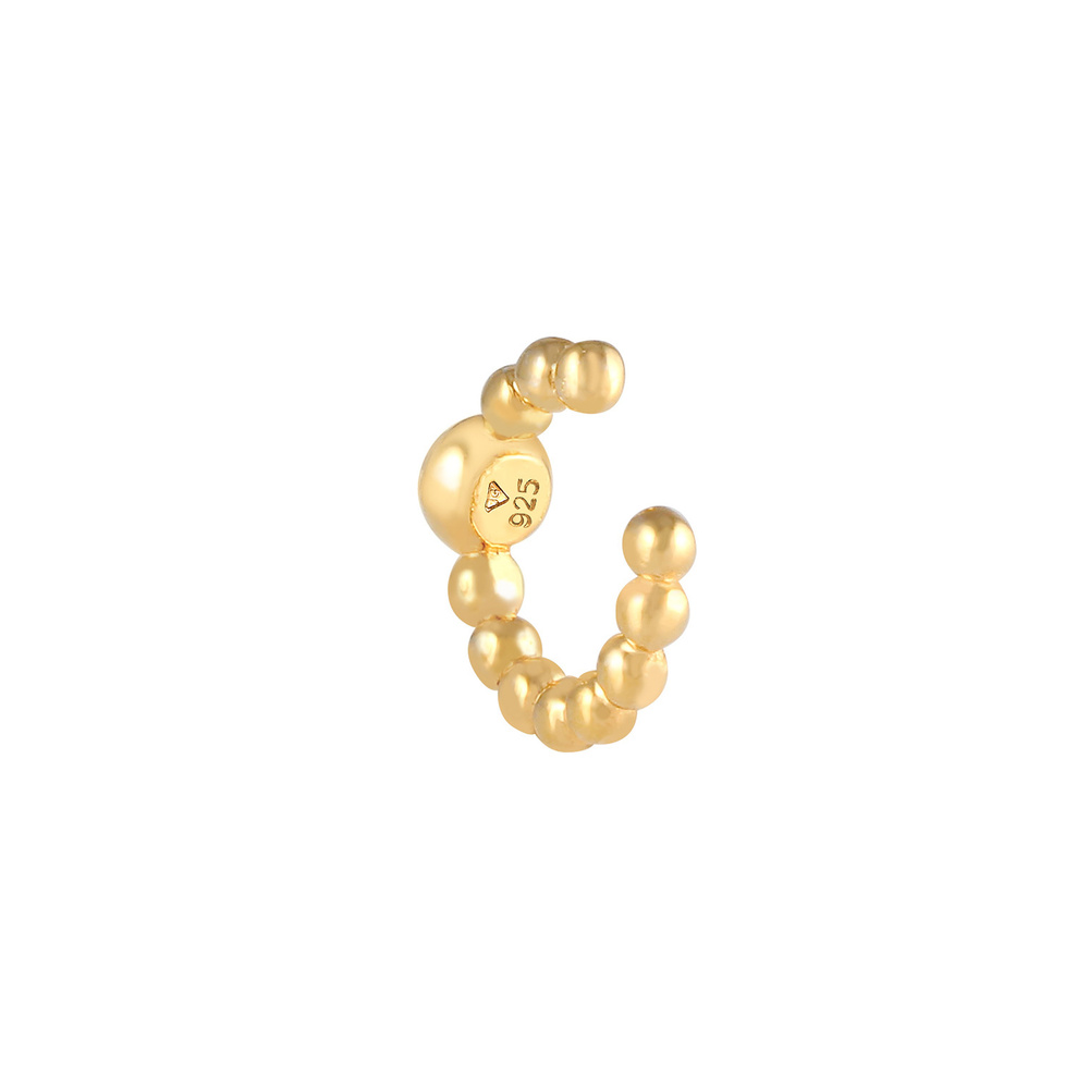Elli Elli Boucles d'Oreilles Single Earcuff Ohrklemme Mondstein 925 Silber Boucles d'oreilles