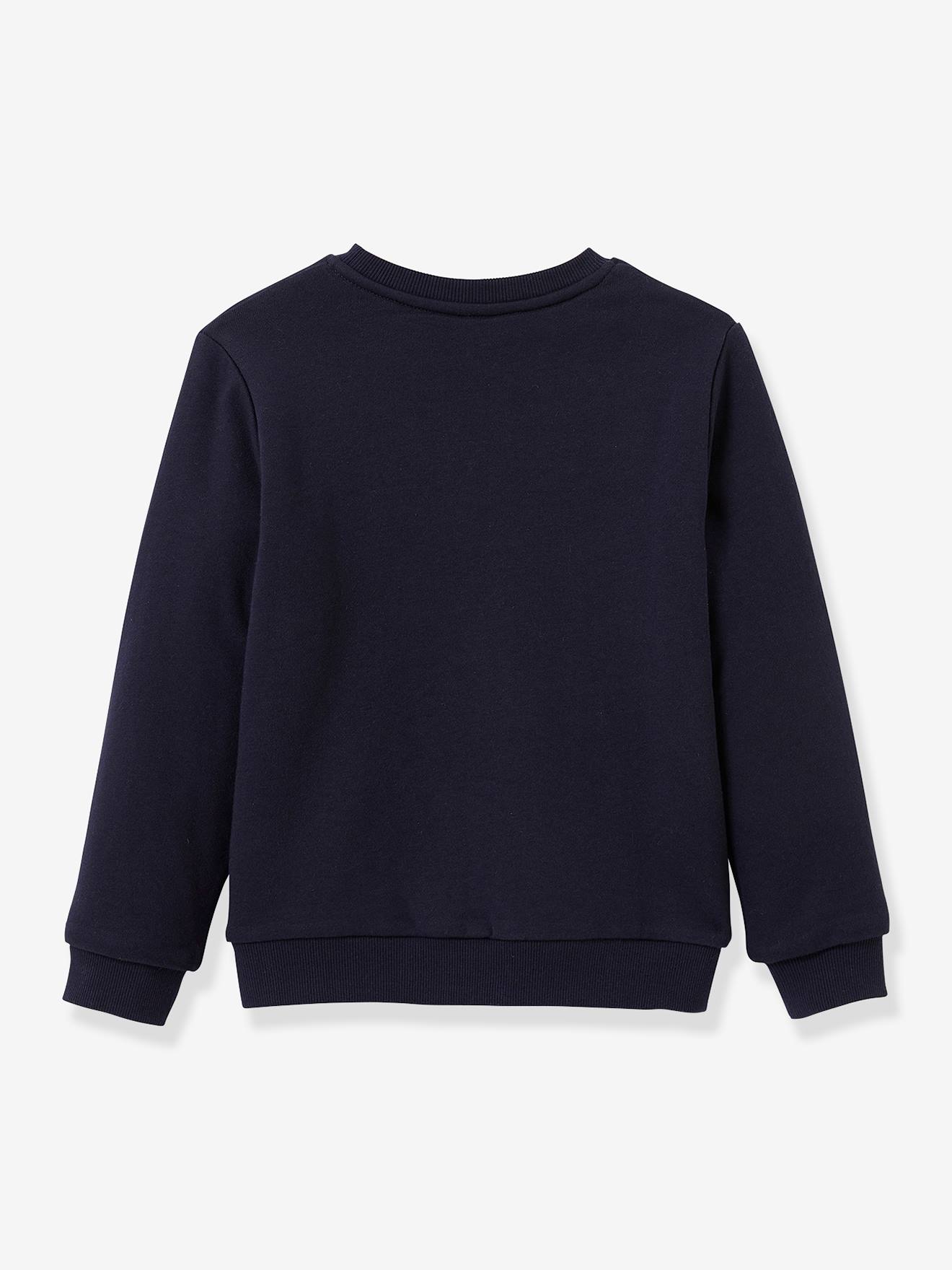 Cyrillus Jungen Sweatshirt mit Teddyfleece-Futter CYRILLUS - marine