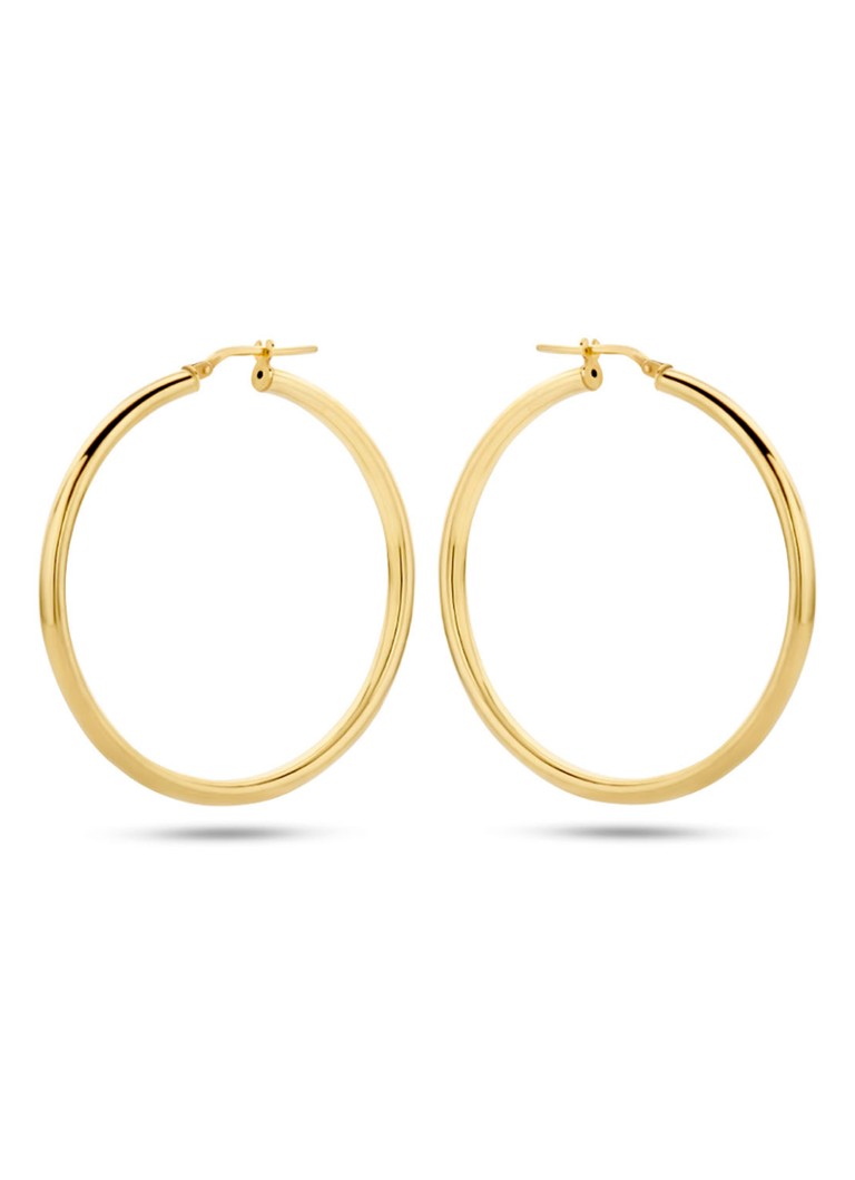 Casa Jewelry Rondinella L gold-plated earrings
