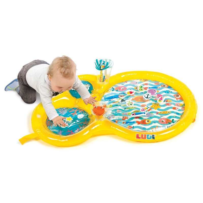 Maxi tapis d'eau jaune LUDI
